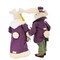 Karen Didion 22.0 Inch Emerson And Violet Bunny Easter Figurine Set , Bling Spring Decor Easter Hand-Made